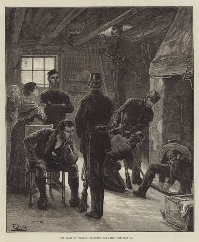 El estado de Irlanda, buscando armas de Frank Dadd